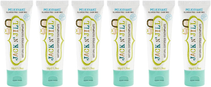 Natural Toothpaste for Kids - Fluoride Free Toothpaste, Safe to Swallow, 40% Xylitol, BPA Free - 1.76 Oz (Variety Pack of 5)