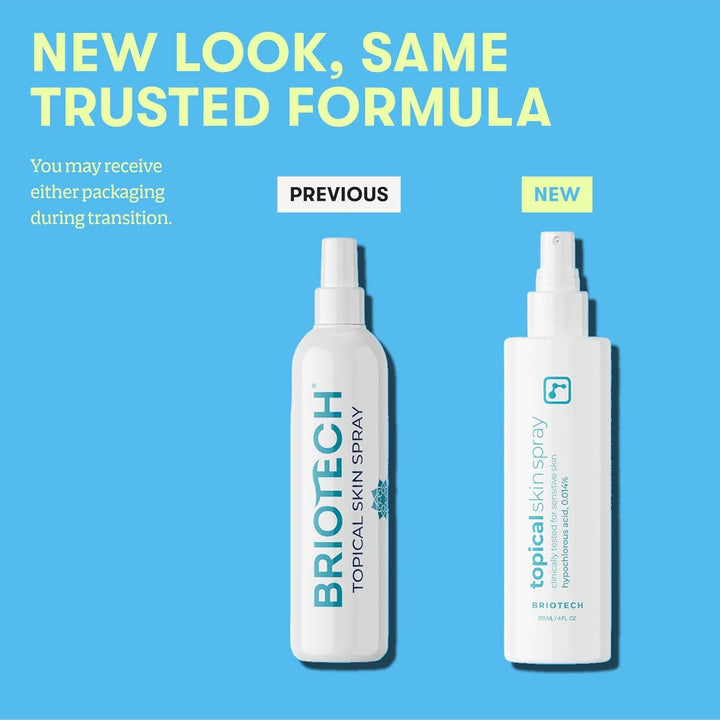 Topical Skin Spray, Hypochlorous Acid Spray for Sensitive Skin, Hocl Facial Mist, Full Body Support against Irritation, Calm Redness, Soothe Foot & Scalp, 8 Oz (1 Pack)