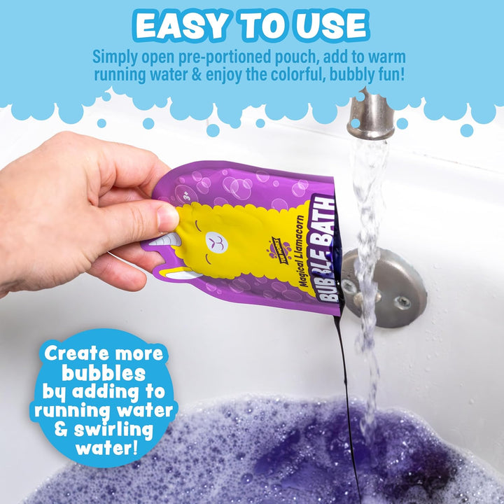 ® Magical Kids Bubble Bath, Variety 12 Pack | Creates Colorful Water & Tons of Foam Bath Bubbles | Nontoxic | Character-Themed Bubble Bath for Kids | Pink, Purple & Teal Bath Colors