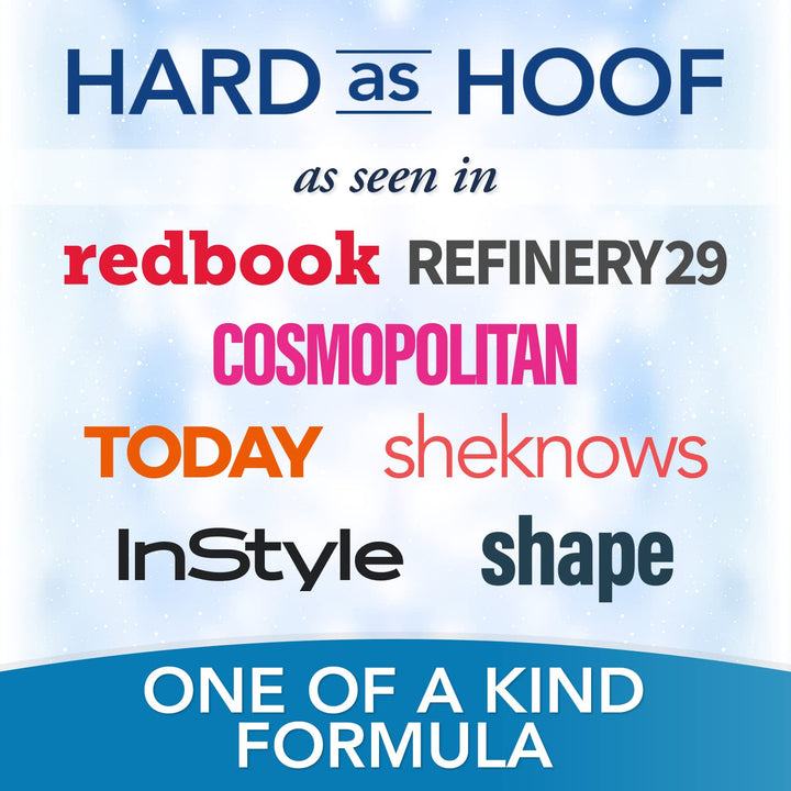 Hard as Hoof Nail Strengthening Cream, Coconut Scent - Nail Growth and Conditioning Cuticle Cream Stops Splits, Chips, Cracks & Strengthens Nails, 1 Oz