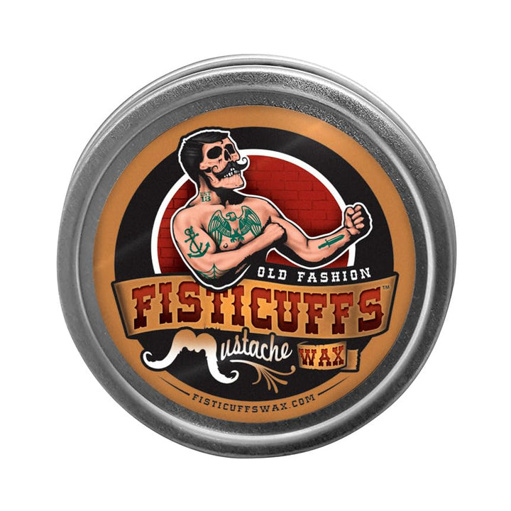 Fisticuffs Original Scent Stronghold Mustache Wax 1Oz. Tin