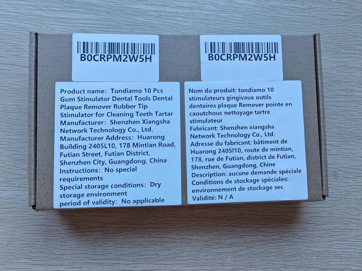 10 Pcs Gum Stimulator Dental Tools Dental Plaque Remover Rubber Tip Stimulator for Cleaning Teeth Tartar