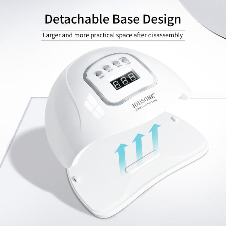 U V LED Nail Lamp, Nail Dryer for Gel Polish, Led Light with Automatic Sensor & 4 Timers