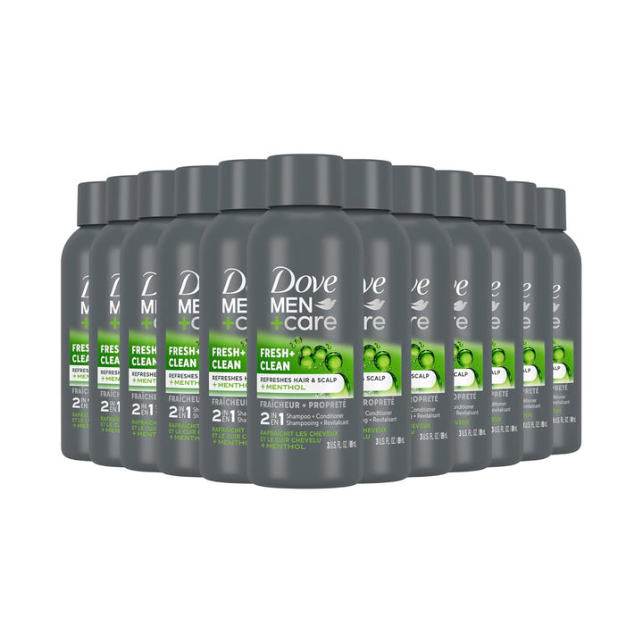 Dove Men+Care 2 in 1 Shampoo and Conditioner Fresh & Clean for Clean Hair Shampoo and Conditioner for Stronger, Healthy Hair Everyday 31 Oz