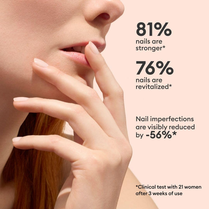 Active Smooth 00 Nail Concealer Polish & Care - 2 in 1 Nude Nail Polish : Nail Strengthener and Growth - No Lamp - Ridge Filler for Nails - Natural Rosé Nail Polish