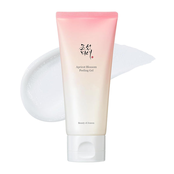 Apricot Blossom Peeling Gel Soft Exfoliating Face and Body Scrub Dead Skin Cells Remover for All Skin Types, Korean Skincare for Men Women, 100Ml, 3.38 Fl.Oz