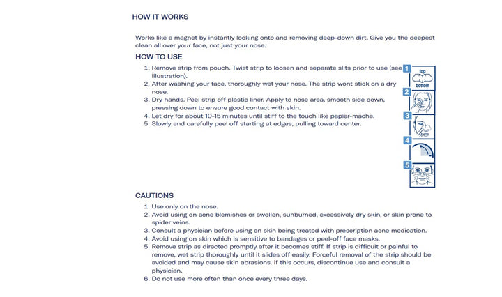 Original Blackhead Remover Strips, Deep Cleansing Nose Strips with Instant Pore Unclogging, Features C-Bond Technology, Oil-Free, Non-Comedogenic Use, 14 Count