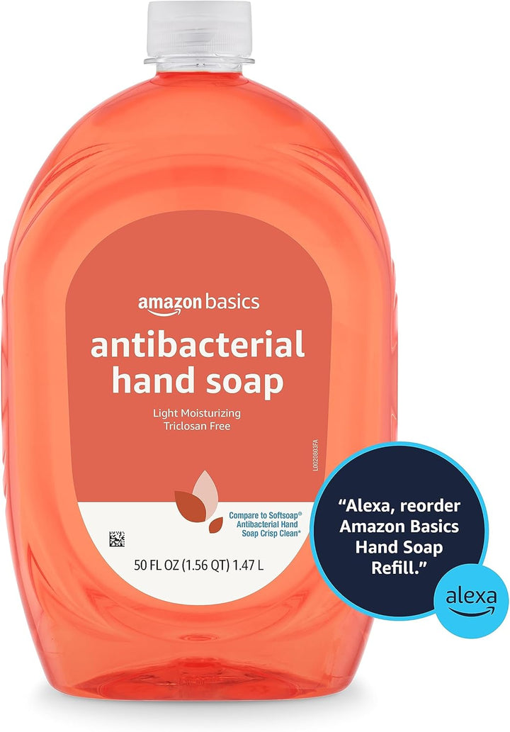 Liquid Hand Soap Refill, Light Moisturizing, Triclosan-Free, Citrus, 50 Fl Oz (Pack of 1) (Previously Solimo)