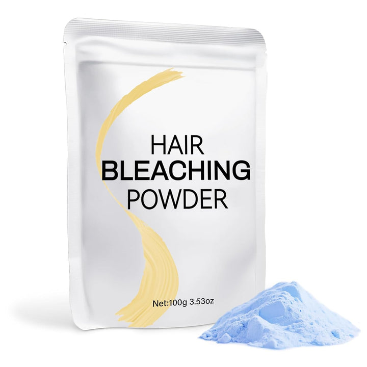 Hair Bleach Powder, Professional Lightening Bleach for Hair, Strong & Gentle Bleach Powder for Hair, Lift up to 8 Levels, Perfect for DIY Blonde Highlights & Lightening (100G/3.53Oz)