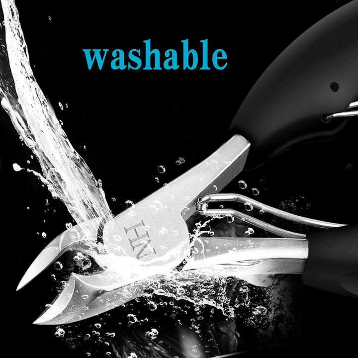 Podiatrist Toenail Clippers, Professional Thick & Ingrown Toe Nail Clippers for Men & Seniors,Pedicure Clippers Toenail Cutters, Super Sharp Curved Blade Grooming Tool