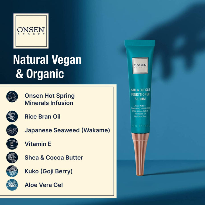 Secret Nail Reboot Duo - Treatment for Damaged Nails - Natural Nail Care & Cuticle Repair - Visible Results for Perfect Nails, Cuticle Conditioner Cream 30Ml & Nail Reboot Oil 30Ml