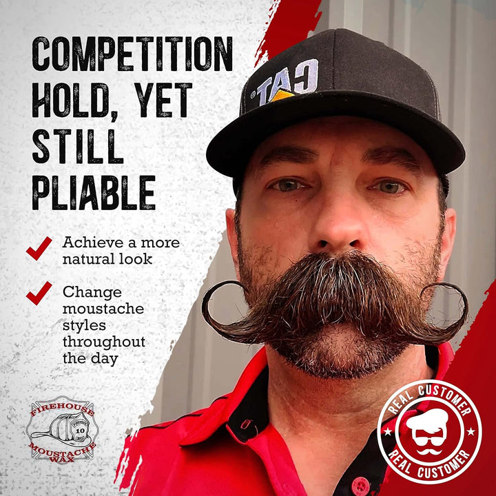 - Made in USA - for Beard & Mustache Shaping - All-Weather, Naturally Scented and Colored Beard Wax (WACKY TACKY, 1 Ounce Tin) - Handmade in Small Batches by John the Fireman