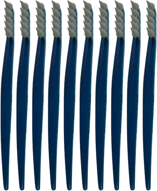 Gum Massager Dental Picks – Rubber Tip Oral Care Tools, Floss Picks for Teeth Cleaning, Plaque Remover, Soft Gum Stimulators | 3-Pack