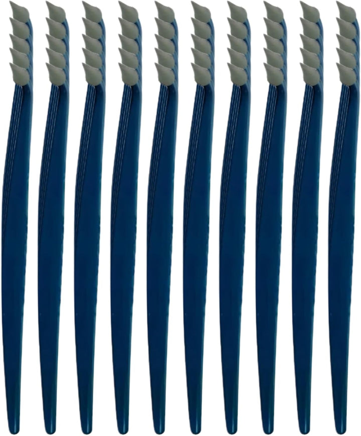 Gum Massager Dental Picks – Rubber Tip Oral Care Tools, Floss Picks for Teeth Cleaning, Plaque Remover, Soft Gum Stimulators | 3-Pack