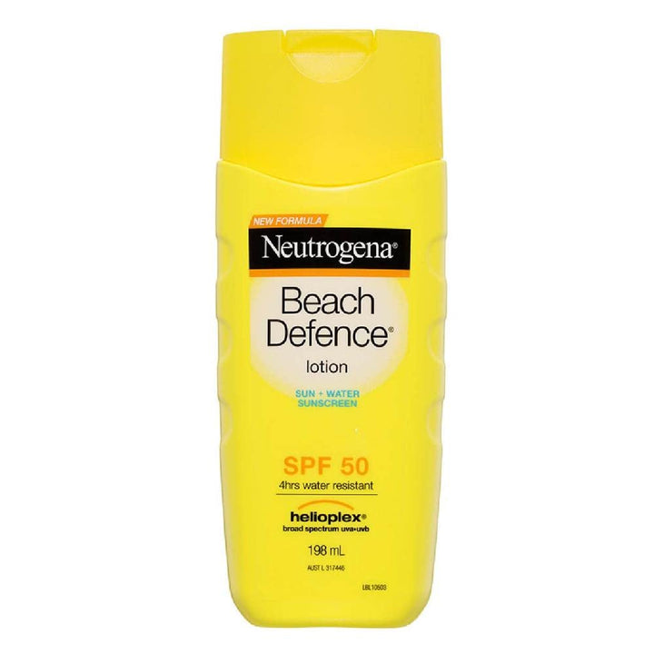 Sunscreen Lotion Beach Defense SPF 70, Face & Body Sunscreen, Broad Spectrum, Fast Absorbing, 6.7 Fl Oz, Water Resistant 80 Min, Oil-Free, Oxybenzone & Octinoxate Free