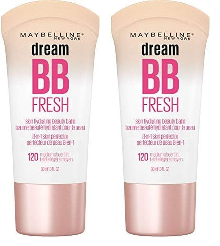 Dream Fresh Skin Hydrating BB Cream, 8-In-1 Skin Perfecting Beauty Balm with Broad Spectrum SPF 30, Sheer Tint Coverage, Oil-Free, Medium, 1 Fl Oz