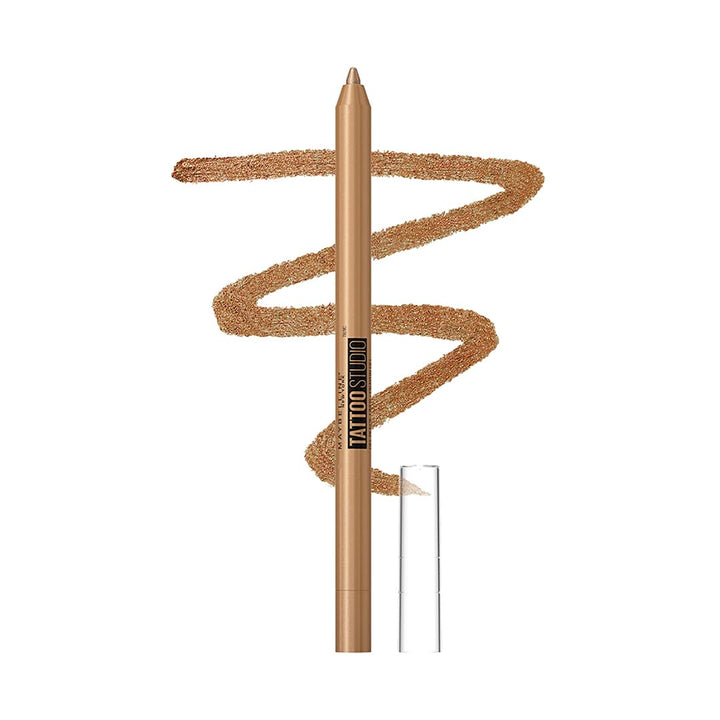 Tattoostudio Long-Lasting Sharpenable Eyeliner Pencil, Glide on Smooth Gel Pigments with 36 Hour Wear, Waterproof, Deep Onyx, 1 Count