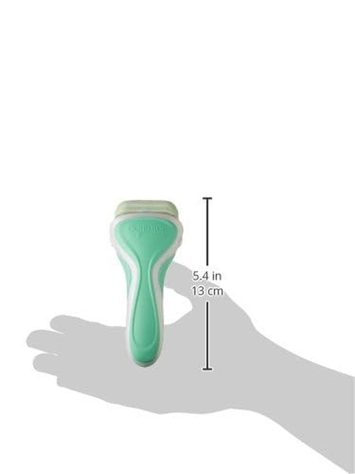 Razors for Women with Sensitive Skin | 1 Razor & 2  Razor Blades Refill with Organic Aloe