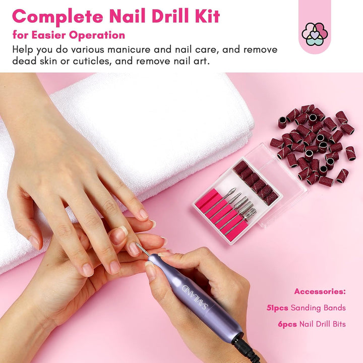 Dip Powder Nail Kit with Drill: Starter Set 30 Colors Summer Spring Keratin Dip Nails Powder with Dipping Liquid Set Activator Base Top Coat Cuticle Oil for DIY Manicure Nail Art