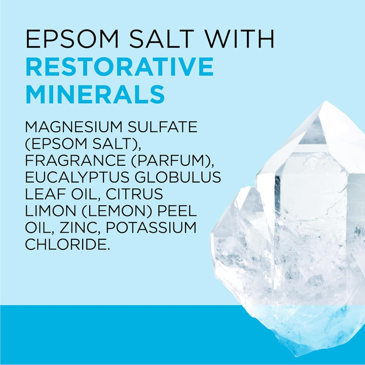 Pure Epsom Salt, Restorative Minerals with Magnesium, Potassium & Zinc, 3 Lbs