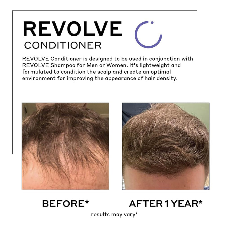 ZENAGEN Revolve Conditioner (Unisex) | Supports Scalp Health & Appearance of Fuller, Healthier Hair, Developed for Fine & Visibly Thinning Hair, Plant-Based, Color-Safe, Vegan