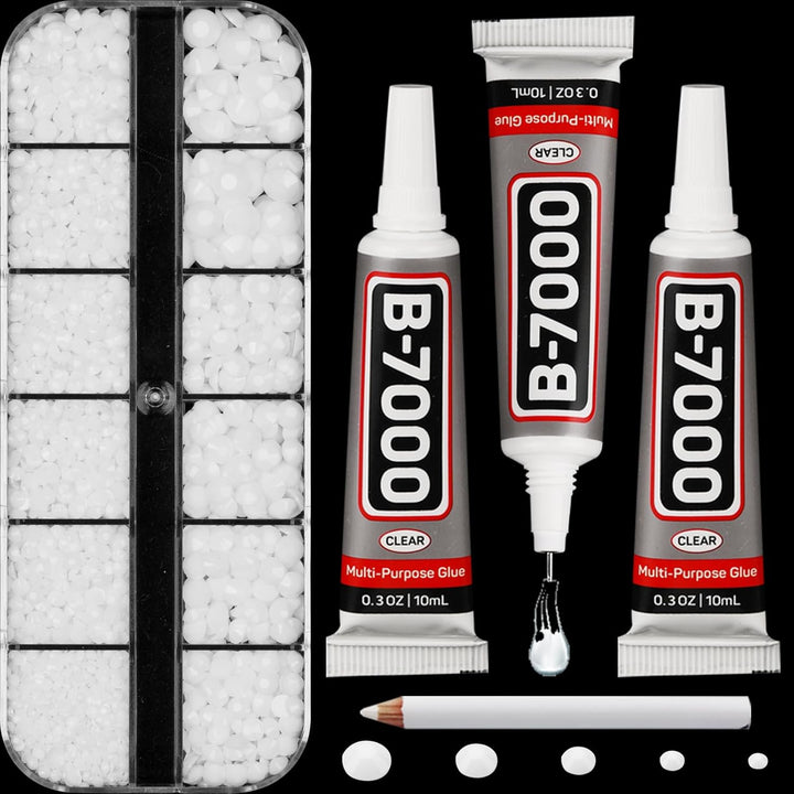 30000Pcs Resin Jelly Rhinestones for Crafting Bedazzling, Multicolor 3Mm Flatback Gems for Crafts Clothing Clothes Tumblers Shoes Nails, Flat Back Mixed Color Bulk Bedazzler Kit Jewels with B7000 Glue