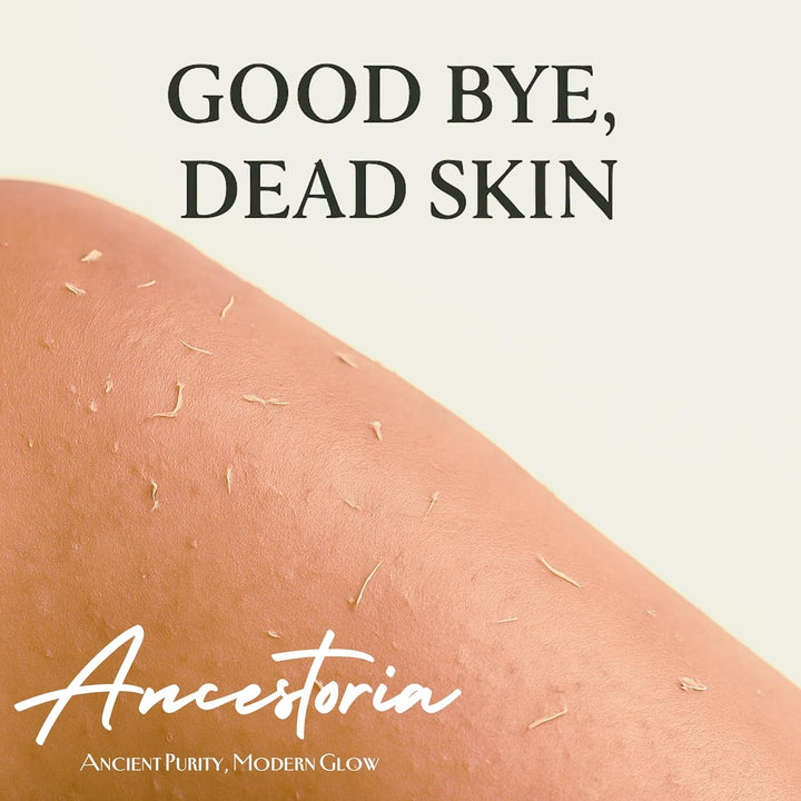 Ancestoria Korean Exfoliating Gloves for Shower, Pink and Black, 2-Pack, Deep Exfoliating Mitts for Body, Reusable and Chemical-Free, a  Brand