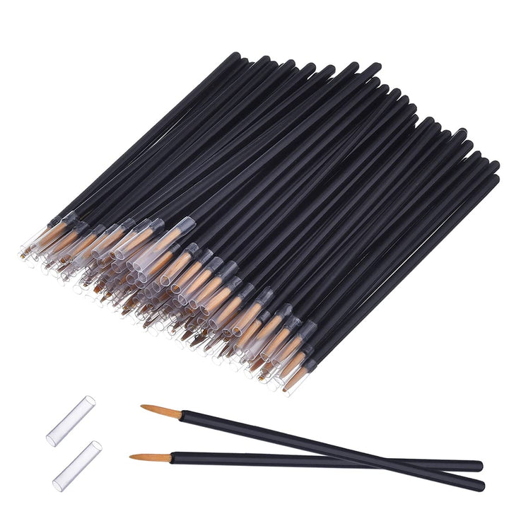 100 Pack Disposable Eyeliner Brush Eyelash Serum Brushes Eyeshadow Applicator Eye Lash Wands Makeup Tool