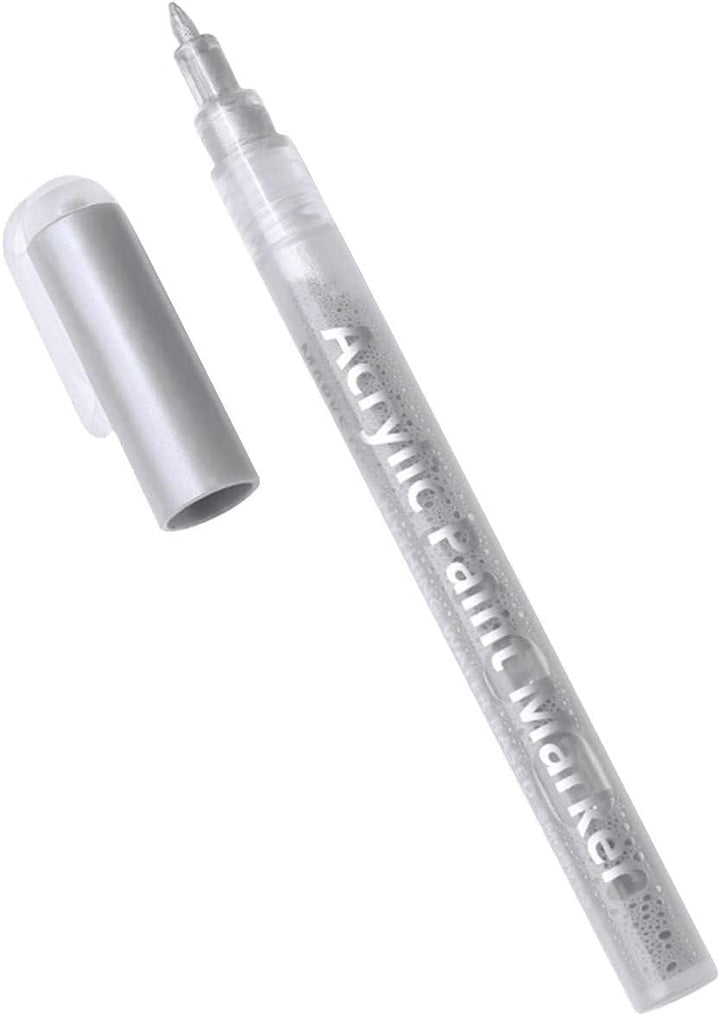 Nail Polish Pens Quick Dry, 1 PCS Nail Art Pen, Nail Art Markers, Acrylic Paint Pens, Nail Pencil, DIY Drawing Painting Liner Pen, Nail Design for Nails DIY French Manicure (White)