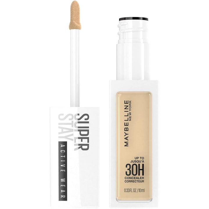 Super Stay Liquid Concealer Makeup, Full Coverage Concealer, up to 30 Hour Wear, Transfer Resistant, Natural Matte Finish, Oil-Free, Available in 16 Shades, 18, 1 Count