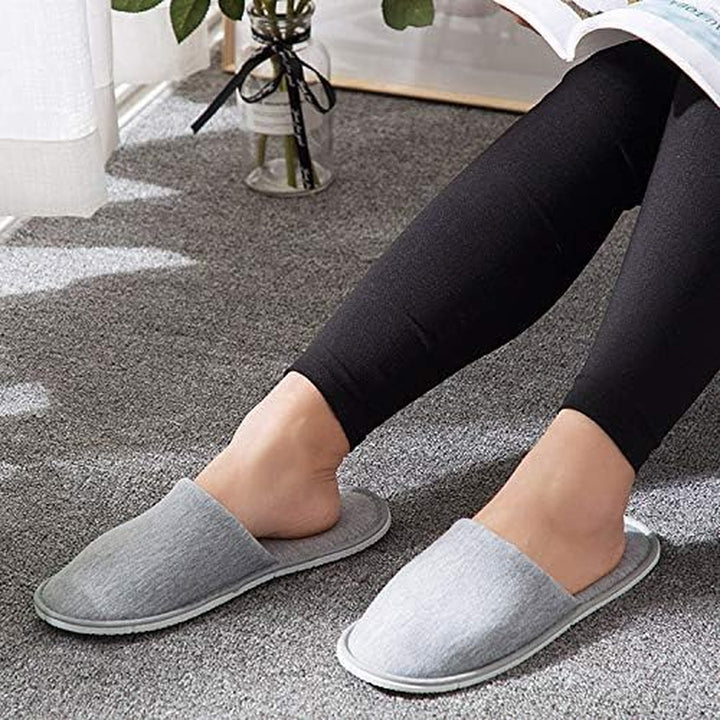 2 Pair Disposable Slippers, Travel Portable Guest Slippers, Anti-Skid Home Interior Hotel Special Shoes