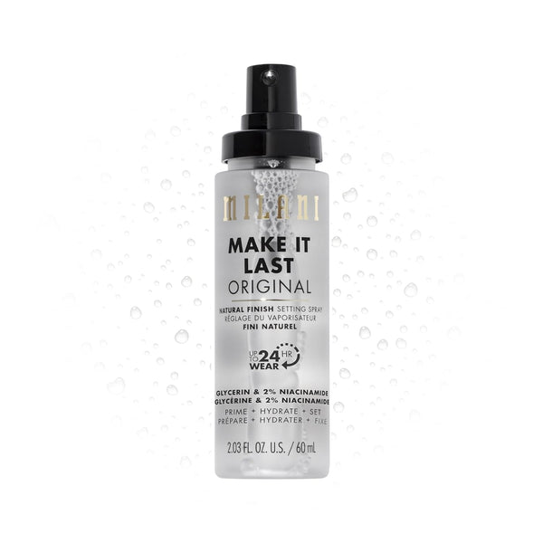 Setting Spray + Primer, Make It Last Original - Natural Finish with Niacinamide for Hydration, Setting Spray for Makeup and Face Primer, 3-In-1 Prime + Hydrate + Set, 2.03 Fl. Oz