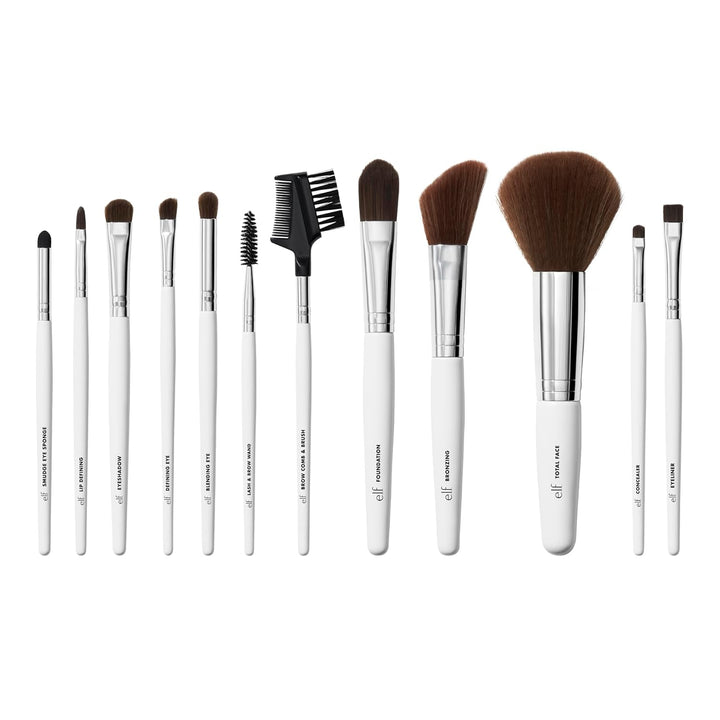 Professional Set of 12 Makeup Brushes, Pro-Worthy Makeup Brushes for a Flawless Full-Face Application, Vegan & Cruelty-Free