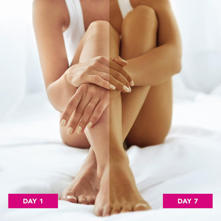 Natural Glow in Shower Lotion, Self Tanner for Fair to Medium Skin Tone, Sunless Tanning Wet Skin Lotion for Gradual, Flawless Color, 7.5 Ounce (Packaging May Vary)