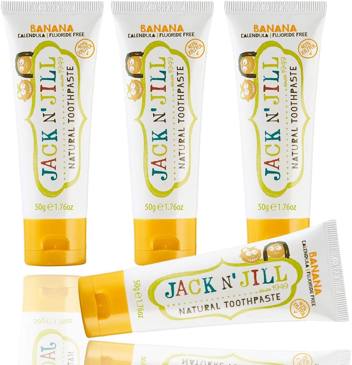 Natural Toothpaste for Baby and Infants - Fluoride Free Training Toothpaste, 40% Xylitol, Bpa-Free - Flavor Free, 1.76 Oz (Pack of 1)