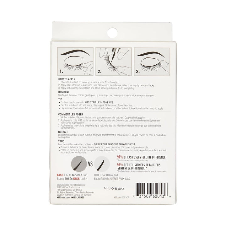 Looks so Natural, False Eyelashes, 'Shy', 12Mm, Includes 5 Pairs of Lashes, Easy to Apply, Reusable Lash Clusters