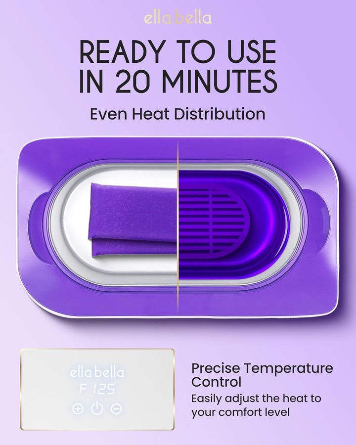 ® Paraffin Wax Machine for Hand & Feet • Parafin Wax Warmer • Everything in One Kit – Paraffin Wax Refills, Mitts & Booties • Soothing Relief with Parrafin Hot Wax • Home Paraffin Wax Bath