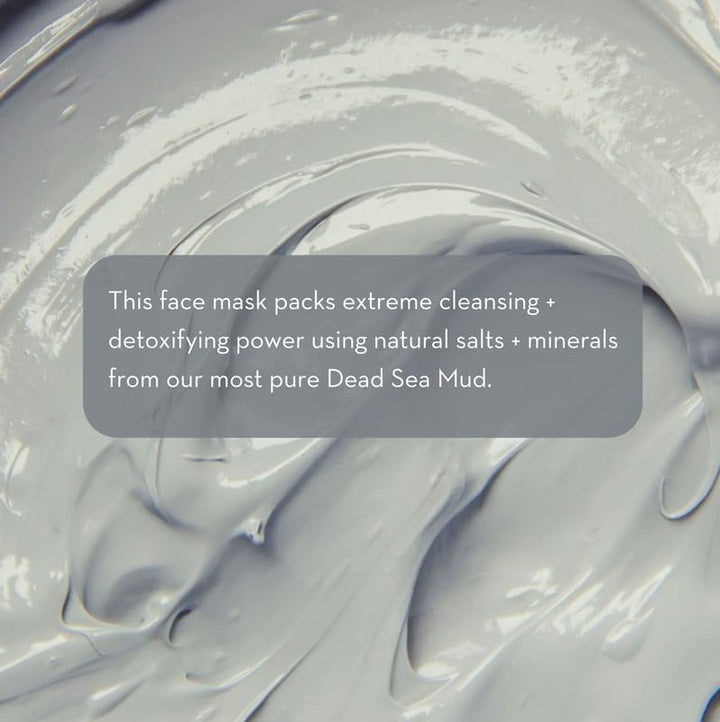 Dead Sea Mud Mask - Face Mask and Body Mud for Acne, Blackheads, and Oily Skin - Facial Self Care for Men and Women - Minimize Pores with Deadsea Mud, Clay, Charcoal - 8.8 Ounce