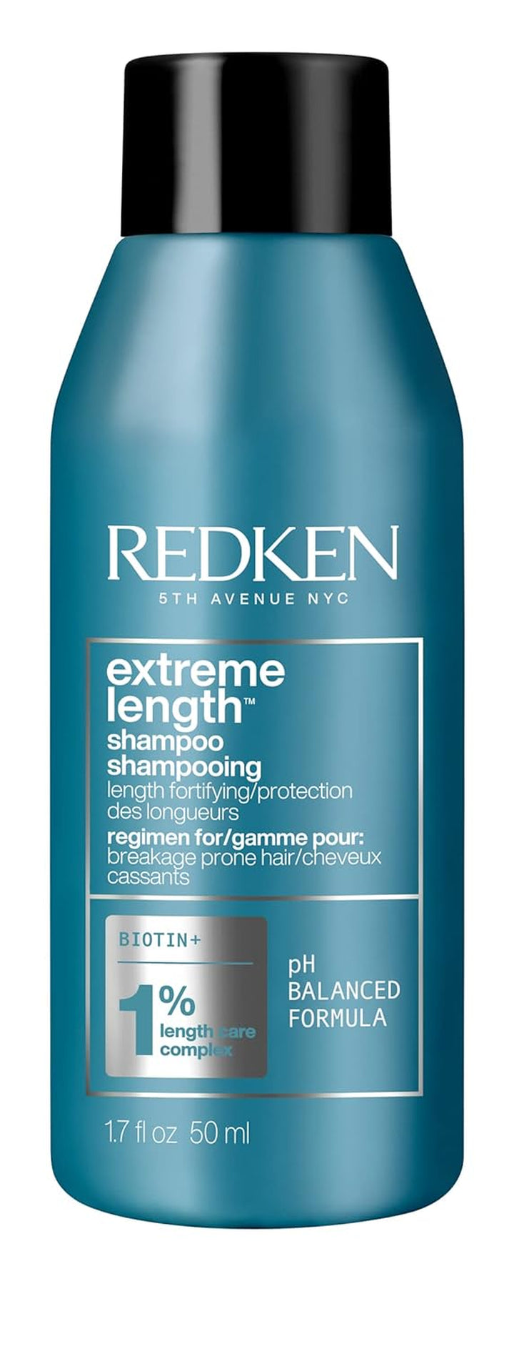 Redken Extreme Length Biotin Shampoo for Longer Hair – Promotes Healthy Hair Growth, Strengthens Damaged Hair, Prevents Hair Breakage, Infused with Biotin ​