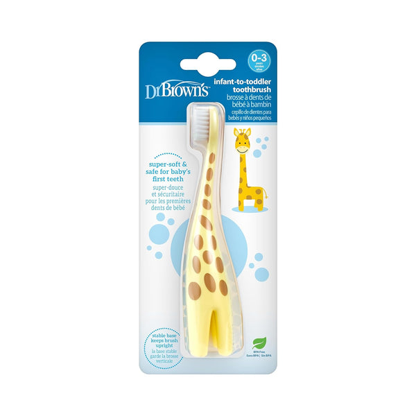 Infant-To-Toddler Toothbrush, Giraffe
