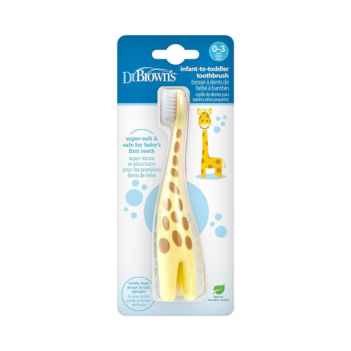 Infant-To-Toddler Toothbrush, Giraffe