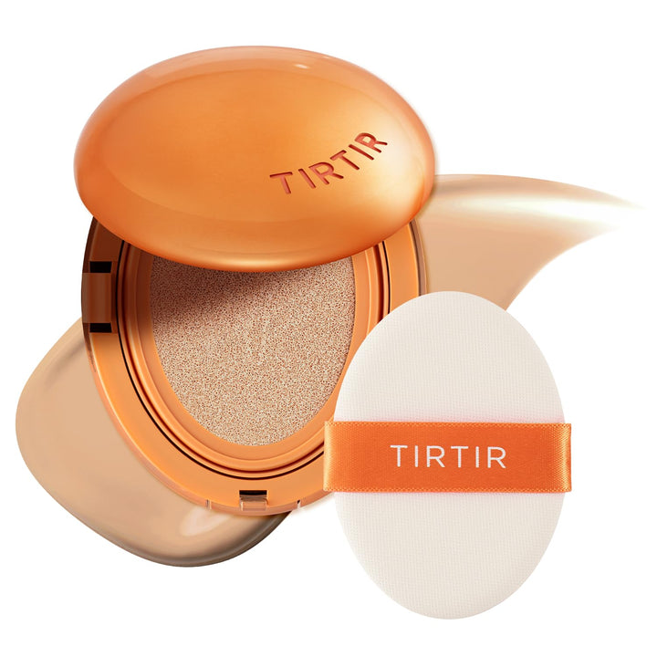Mask Fit Ai Filter Cushion Foundation | Ai-Like Semi-Matte Finish - up to 72-Hour Medium to Full Coverage Korean BB Cushion Make up Beauty, #23N Sand, 0.63 Fl Oz