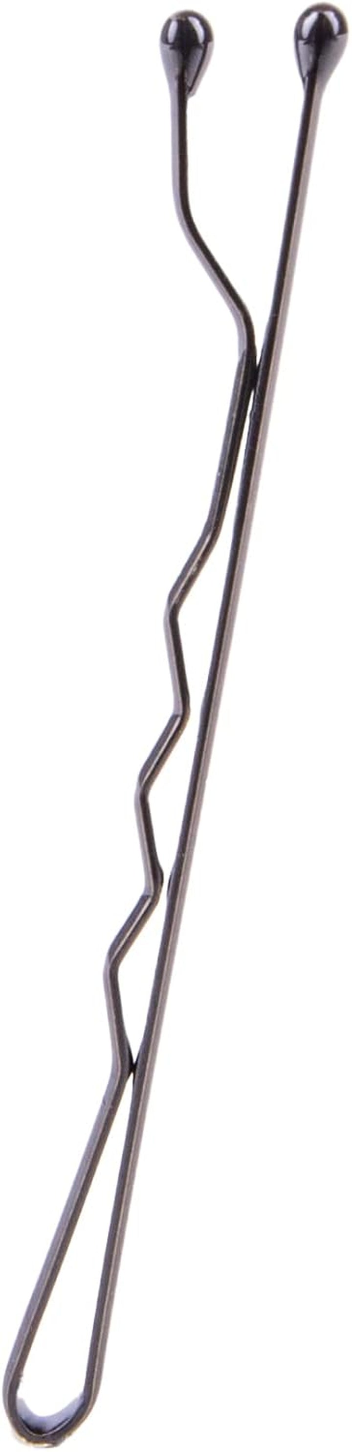 Bobby Pins, Black Hair Pins for All Hair Types, 48 Count