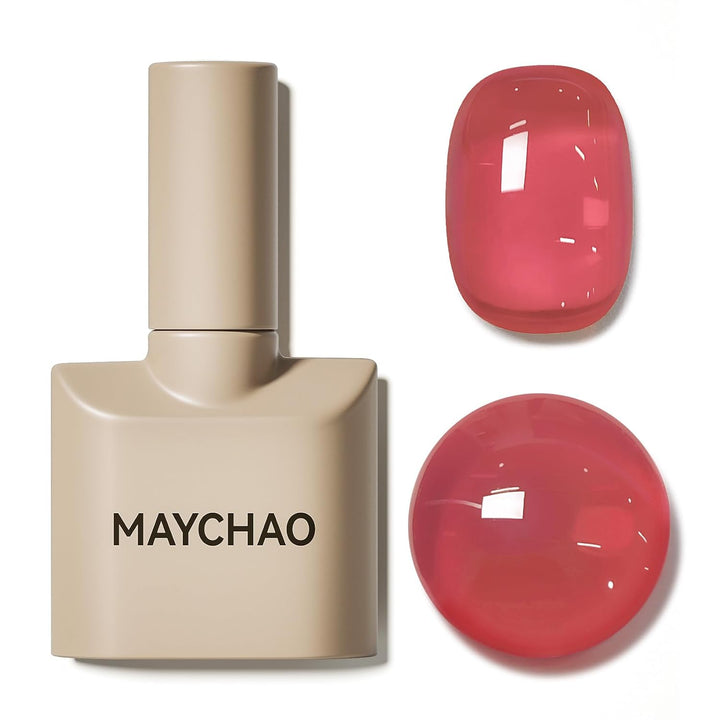 15ML Jelly Sheer Tortoise Gel Nail Polish 1Pc Transparent Hot Cocoa Amber Gel Polish Soak off UV LED Translucent Nail Polish Nail Art Starter Manicure Salon DIY at Home, 0.5 OZ