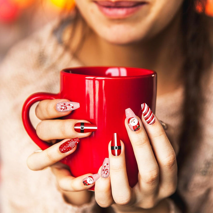 6Pcs All Holiday Nail Art Plates Valentines Stamptemplates Set Winter Christmas Fall Nail Plates Stamping for Xmas DIY Print Manicure Salon Design Gift