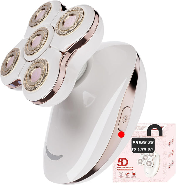 Electric Razors, Best Shaver, Rechargeable Trimmer with Detachable Head for Women'S Legs, Bikini, Face, Lips Hairs, Cordless Wet Dry Facial Hair Removal for Women