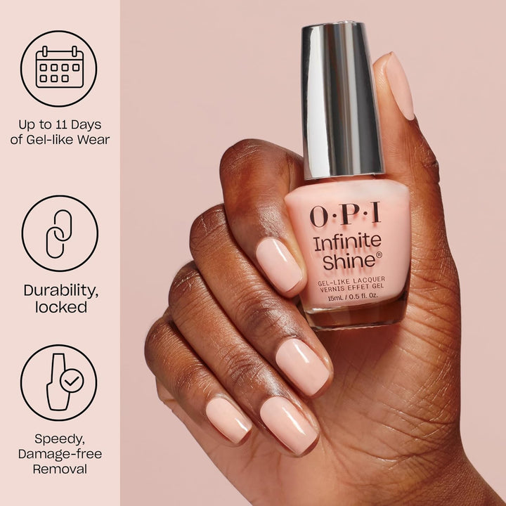 Infinite Shine Long Wear Nail Polish | Clear Gel like Nail Polish Base Coat & Top Coat | Vegan, Long Lasting, Protects Nails