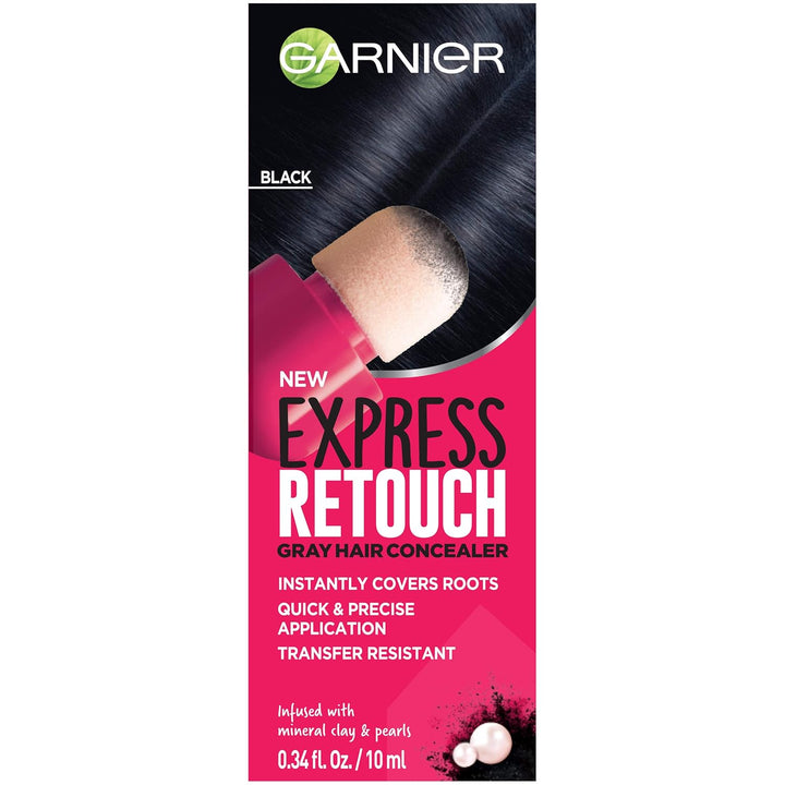 Hair Color Express Retouch Gray Hair Concealer, Instant Gray Coverage, Brown, 1 Count