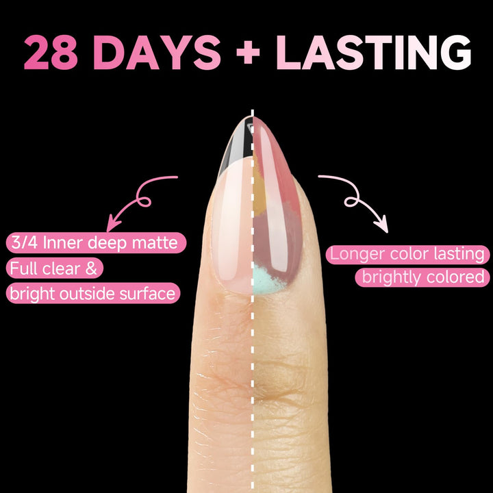Short Almond Nail Tips, 312Pcs Short Almond Gel Nail Tips Shape Pre Etched Press on Nails Clear Acrylic Fake Nails No C Curve for Full Cover Nails Extension Home Art DIY Salon 12 Sizes