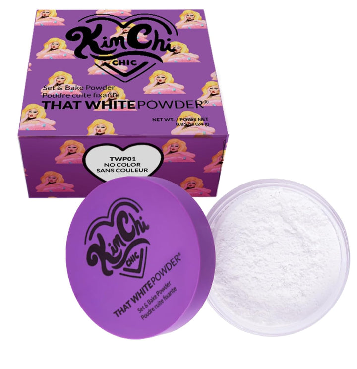 Beauty Puff Puff Pass Set and Bake Setting Powder for Makeup, Extra Fluffy Loose Face Powder Poof, Soft Natural Face Makeup for Uneven Skin Tone, 03 Translucent